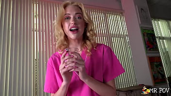 Nurse chloe cherry heat things up with a horny private visit