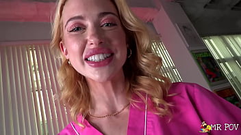 Nurse chloe cherry heat things up with a horny private visit