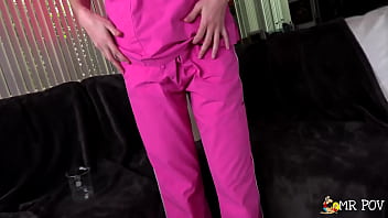 Nurse chloe cherry heat things up with a horny private visit