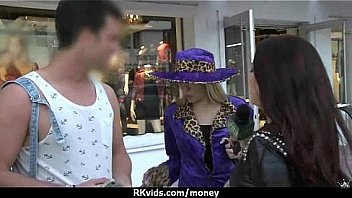 Hottie gets naked and has sex in public for cash 26