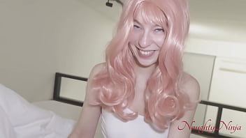 Step sister tries to make me cum while i'm trying to resist her