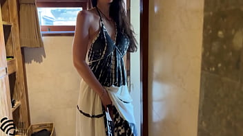 Blowjob in the shower and a real female orgasm