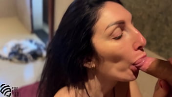Blowjob in the shower and a real female orgasm Blowjob in the shower and a real female orgasm