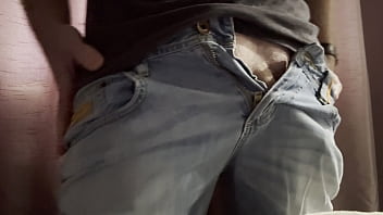 Large Hard Brit Dick Bursts Out Of Jeans Down To Fuck thumbnail