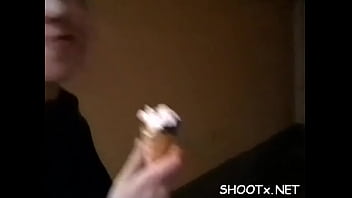 Dink rams snatch of sinful brunette diva tanya