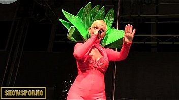 Hot lesbian show on stage