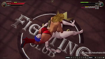 Candy vs jen nf3d lesbian sexual combat