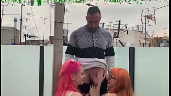 Horny threesome with two very hot curvy girls