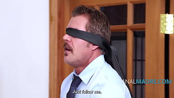 Stepdaughter offers her teen ass to stepdad for father's day surprise