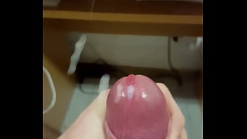 My huge cumshot after a week