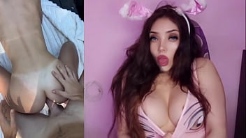 Pequeña rubia recibiendo su primer cogida por el culo