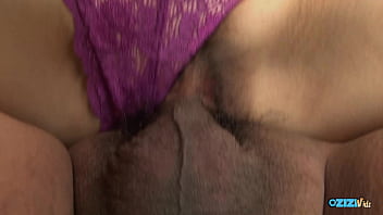 Auditioning with a reserved asian woman in pantyhose