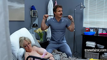 Busty Gilf Patient Fucks A Nurse & That Pisses Off The Trans Doctor thumbnail