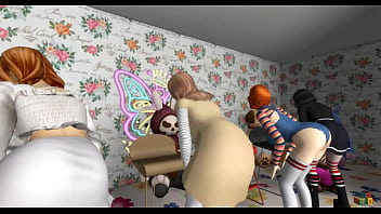 Horror villains banged by bbc with chucky x megan the doll x saw jigsaw x annabelle the doll