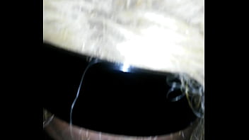 Ghetto chick takes cum in mouth