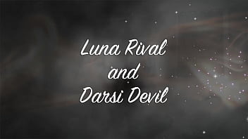 Luna rival with darsi devil anal masturbation and hard anal fuck