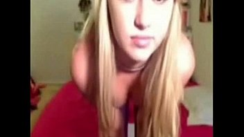 Hot blonde girl craving for cock