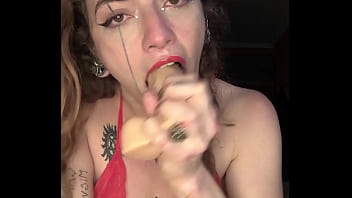 Food play banana ass to mouth malafalda