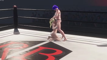 Hot bikini girls fight till ko w h moves
