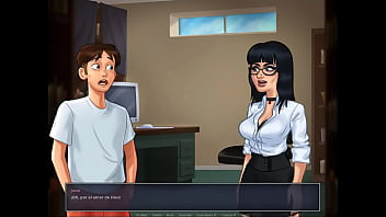 Summertime saga cap 11 trabajando para la milf diana