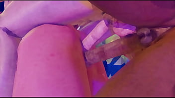 Artistic sex in a public toilet