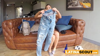 Shy blonde cutie does not need much convincing to get a big cock in her mouth