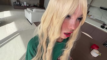 Beautiful sweet asian girl comprehends the world of cocks