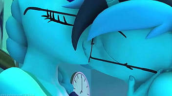 Sexy ponies have sex in bedroom