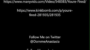 Getting fired by hot blonde milf