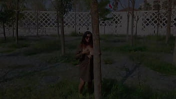 My Stepmom Flashes Her Big Tits And Hairy Pussy In The City Center thumbnail