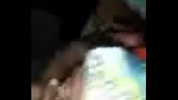 Nut all over her face