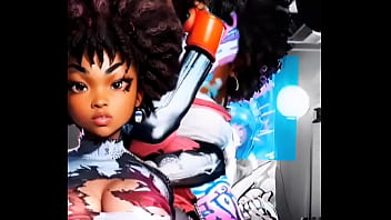 More ebony jones cartoon content sfw and nsfw #backalleytoonz #manyvids #sheer