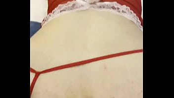 My little slut takes my cock so wellpeggingnstrapon