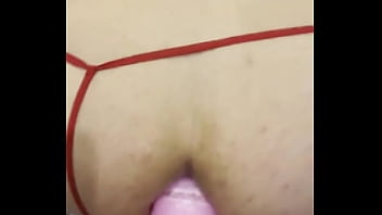 My little slut takes my cock so wellpeggingnstrapon