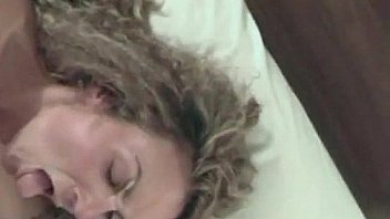 Cock sucking wife gets a facial after a nice blowjob