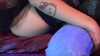 Sloppy ends busty milf gets ass fucked and swallows cum