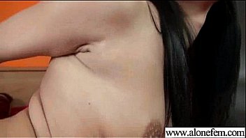 Alone horny sexy girl karry in front of cam use sex things till climax clip 23