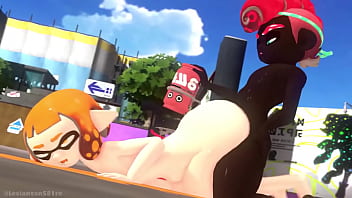 Inkling gostosa leva pau