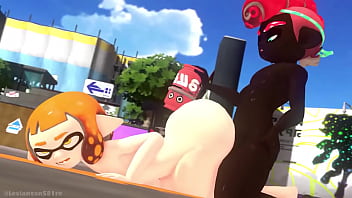 Inkling gostosa leva pau