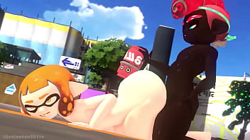 Inkling gostosa leva pau