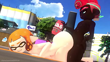 Inkling gostosa leva pau