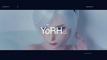 Horny 2b slowly rides huge cock in cowgirl position Horny 2b slowly rides huge cock in cowgirl position