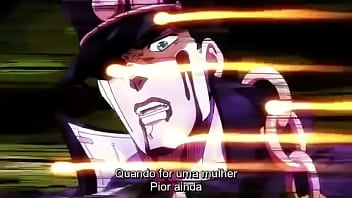 Jotaro arrebentando o kakyoin