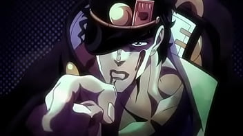 Jotaro arrebentando o kakyoin