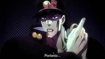 Jotaro arrebentando o kakyoin