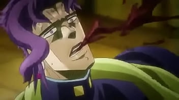 Jotaro arrebentando o kakyoin