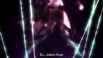 Jotaro arrebentando o kakyoin