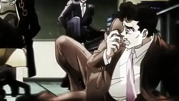 Jotaro arrebentando o kakyoin