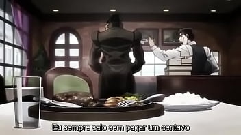 Jotaro arrebentando o kakyoin