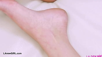 Naturally beautiful brunette naked close up